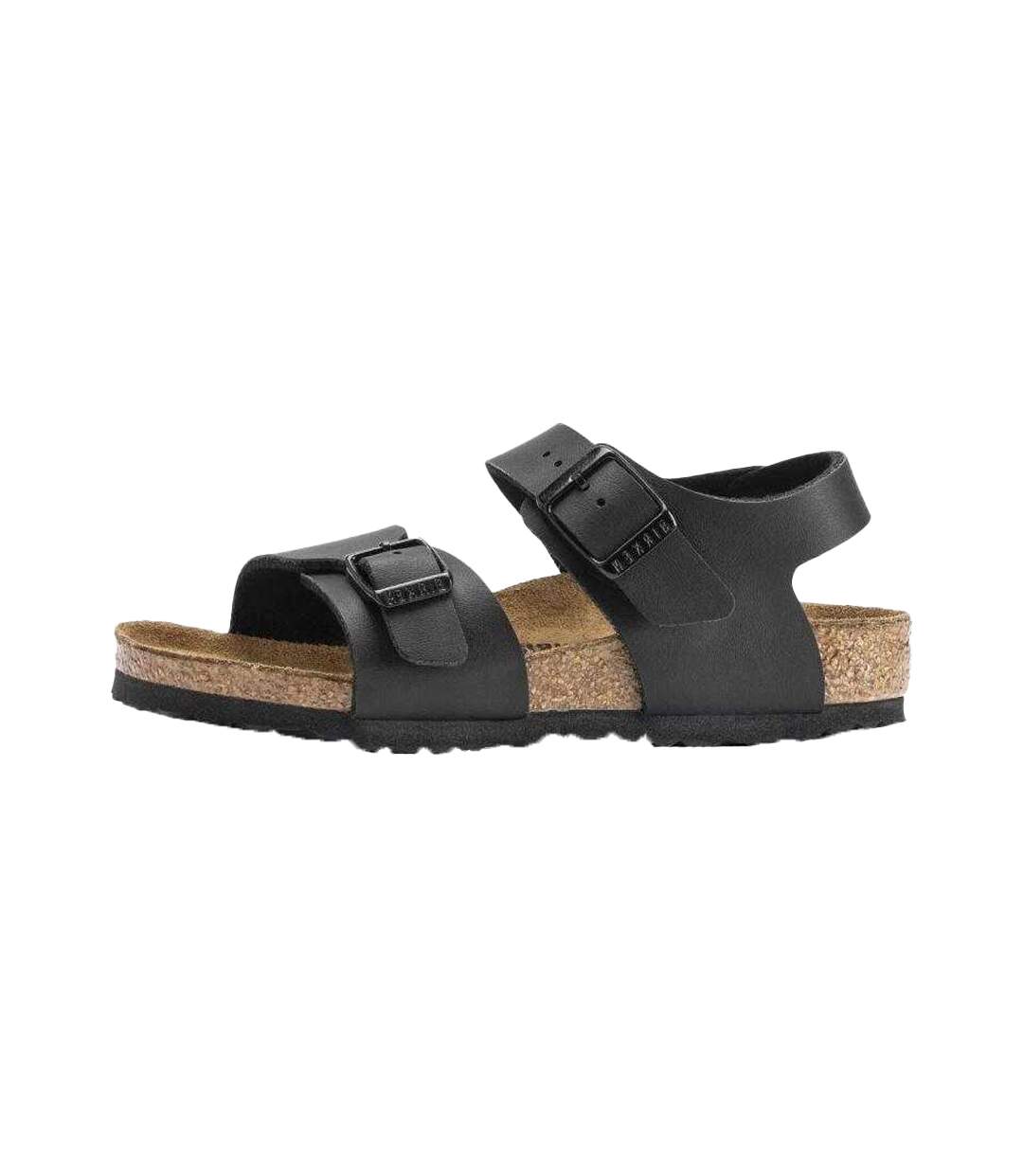 Childrens/kids New York Suede Sandals Black Birkenstock-2