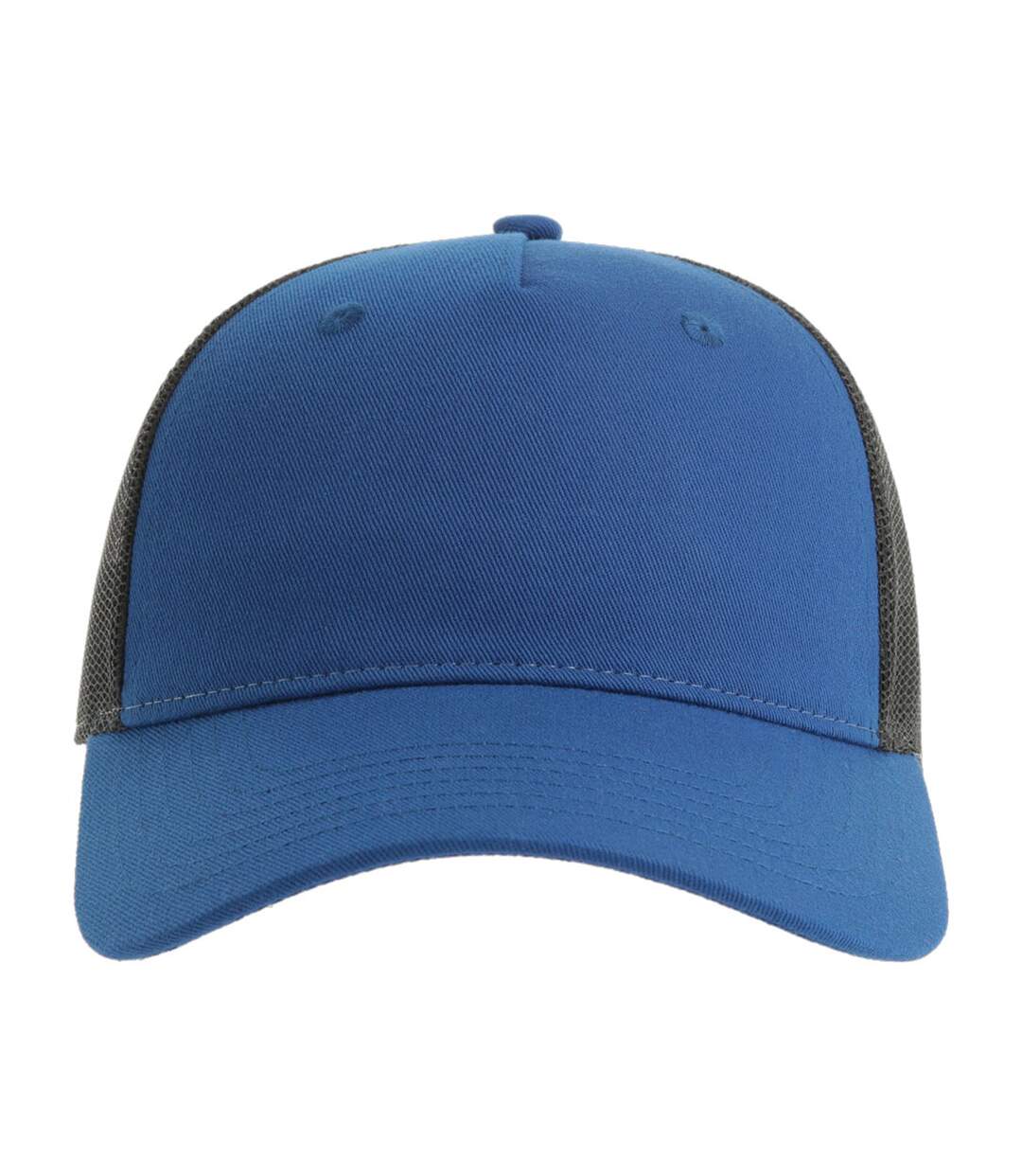 Casquette Trucker Zion Bleu Roi Noir Atlantis Headwear-1
