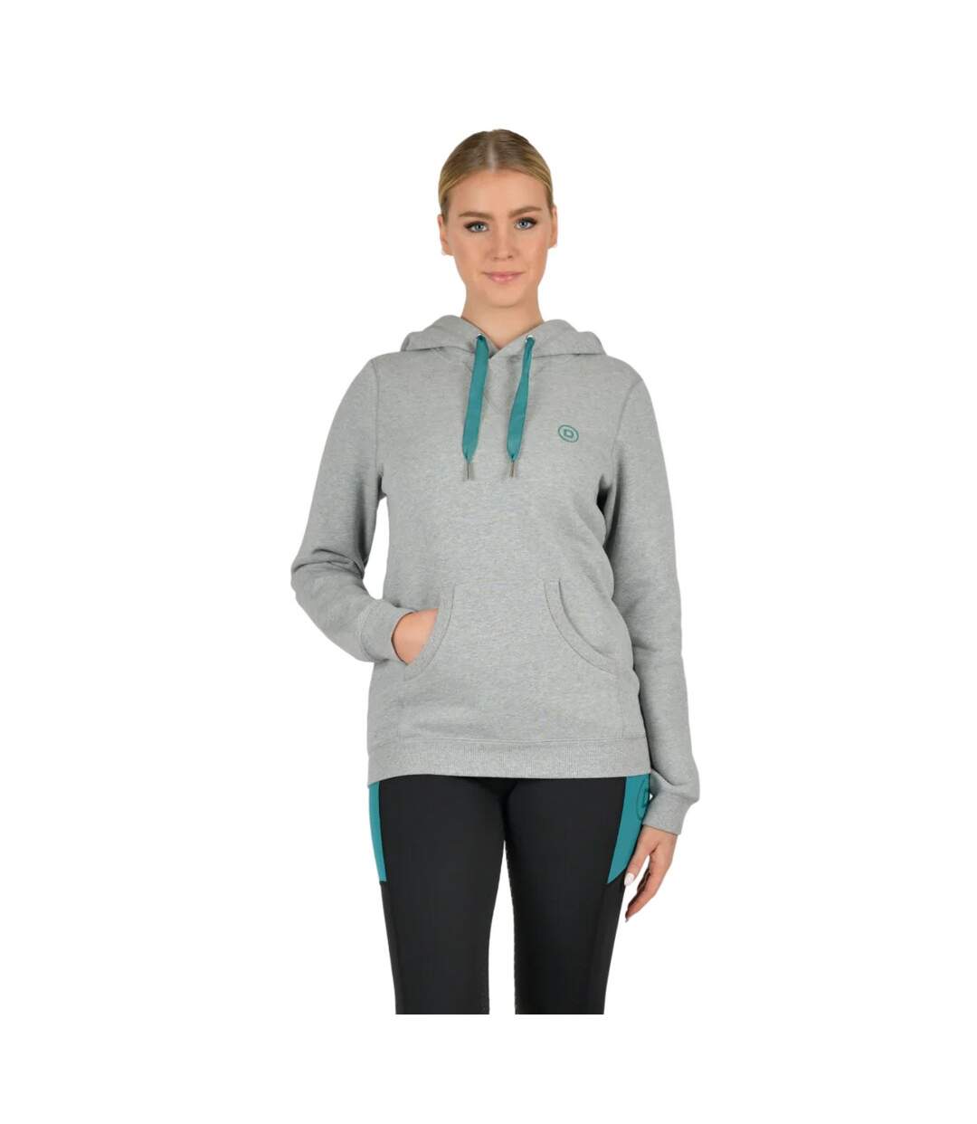 Sweat À Capuche Camile Femme Gris Chiné Dublin-1