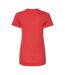 Gildan Womens/Ladies Softstyle CVC T-Shirt (Red Mist)