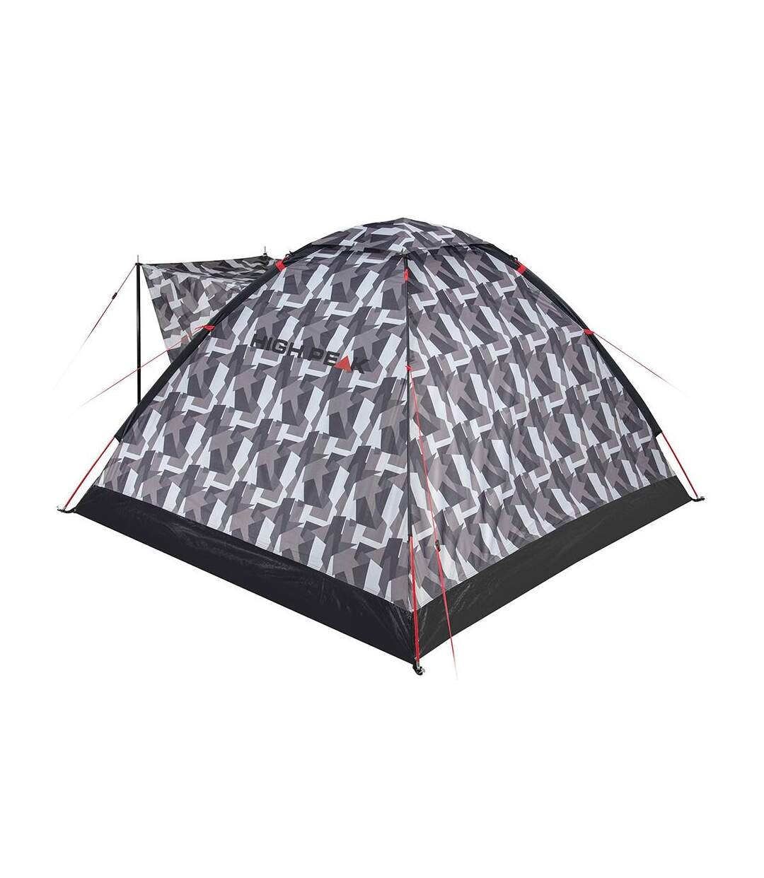 Tente Beaver Taille Unique Noir Gris Blanc High Peak-2