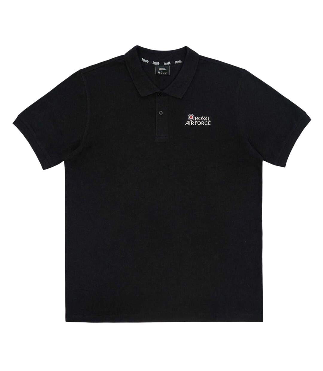 Mens Raf Short-sleeved Polo Shirt Black Lonsdale-1