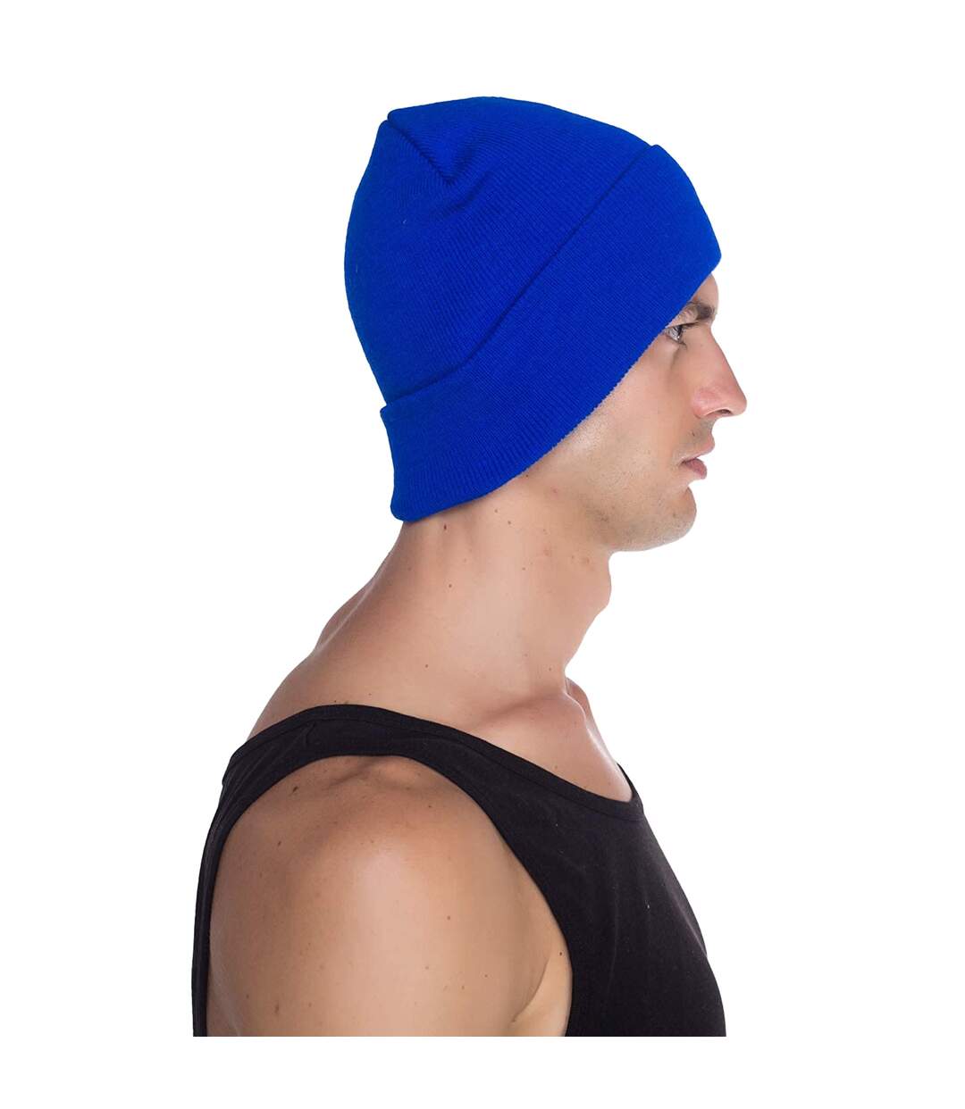 Bonnet original bleu roi vif Beechfield-3