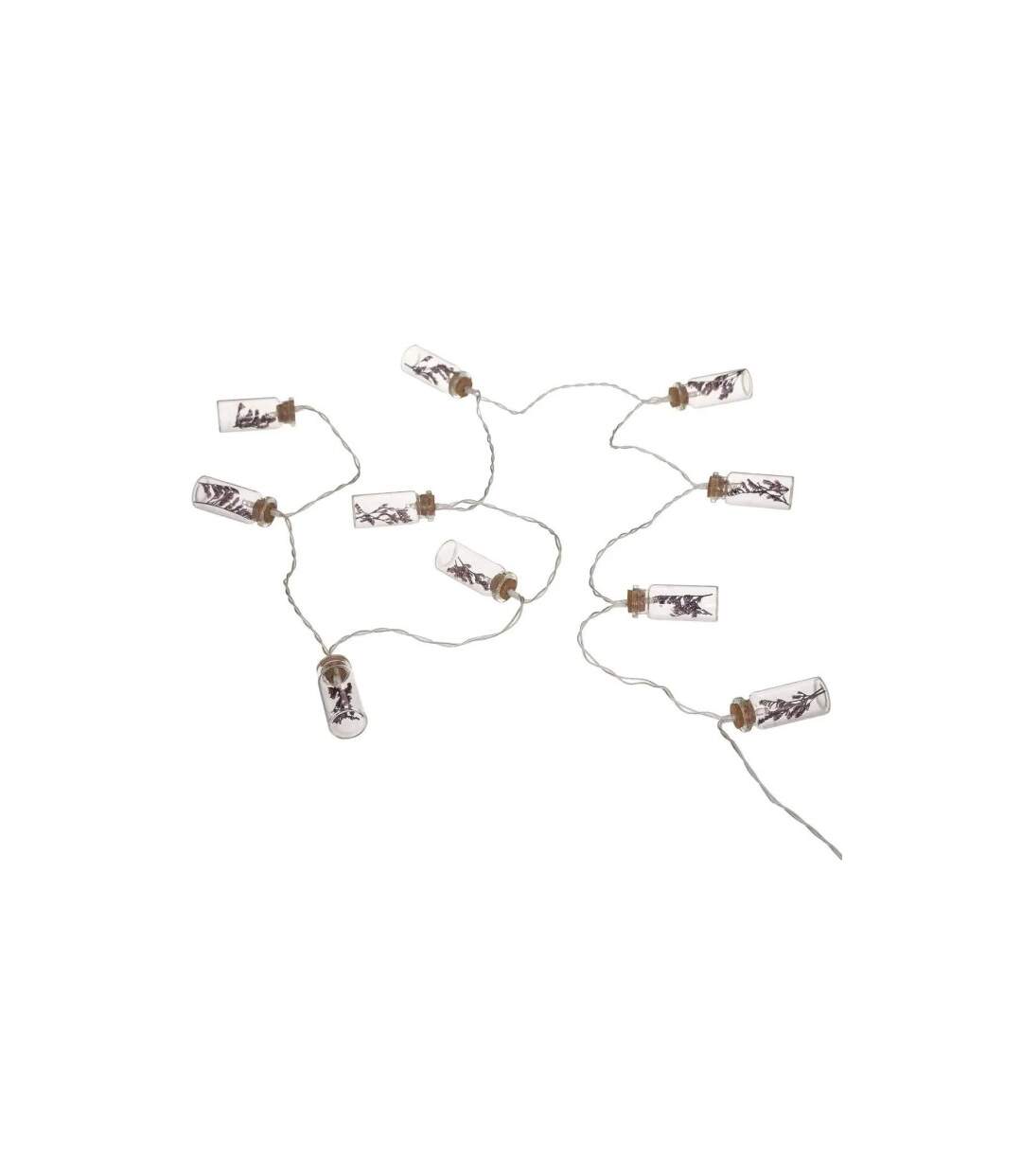 Guirlande Lumineuse Led 10 Fleurs 165cm Violet-1