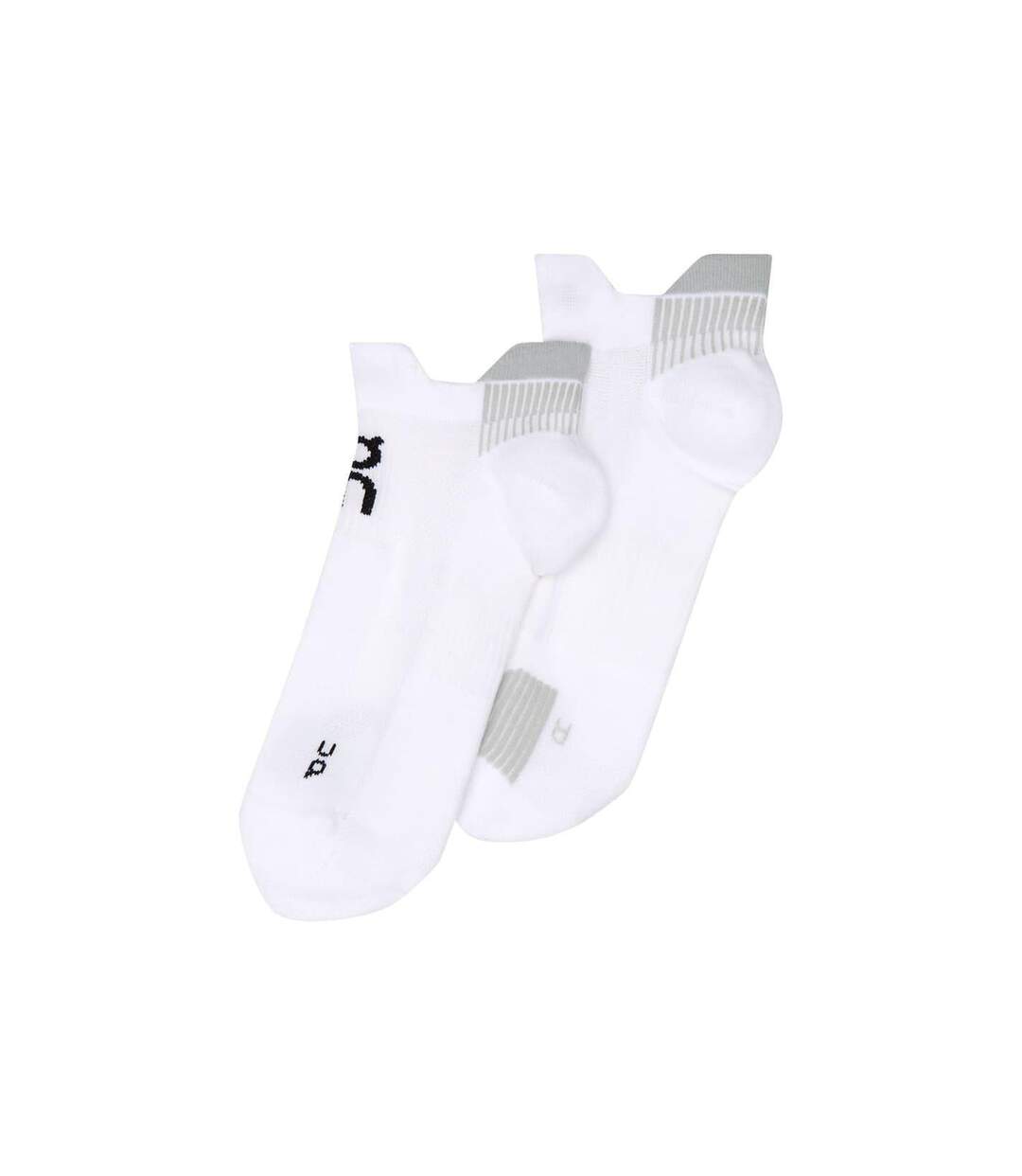 Unisex Adult No-show Socks White On Running-1