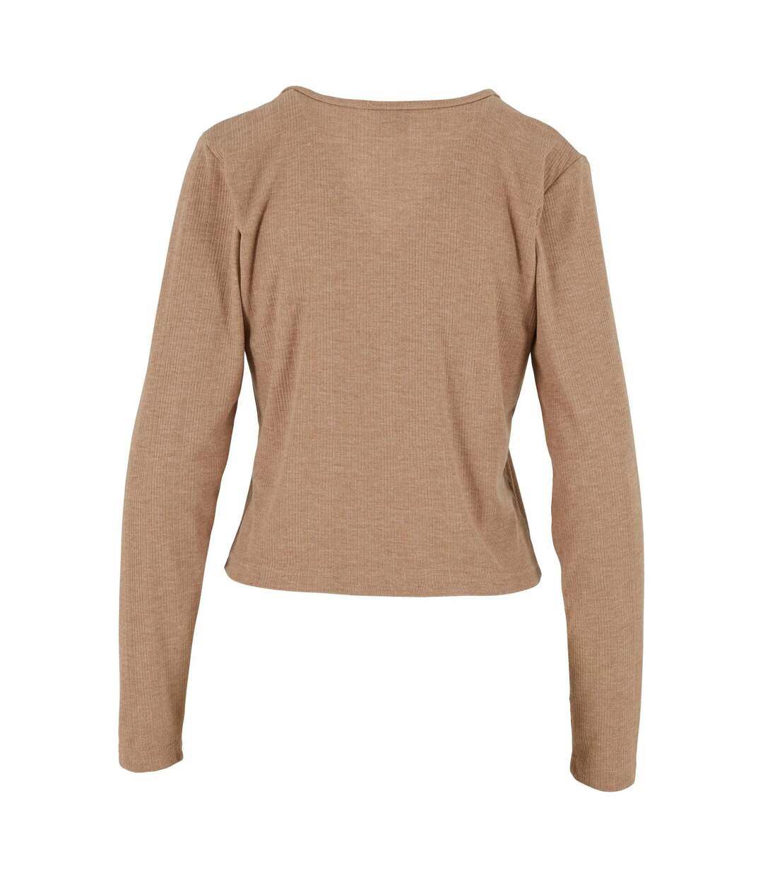 Cardigan Motif/style Côtelé Femme Beige Chiné Urban Classics-3