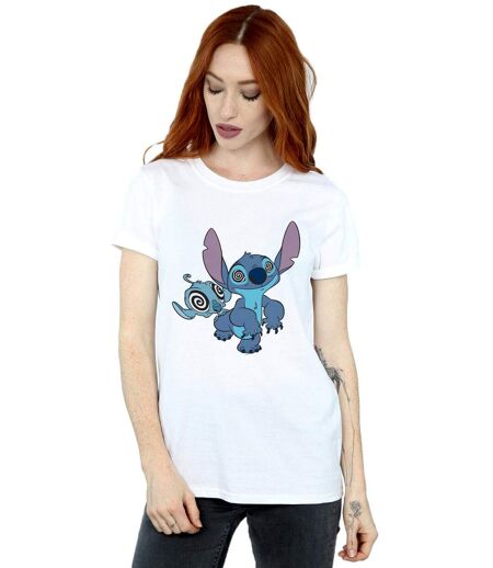 Disney - T-shirt LILO AND STITCH HYPNOTIZED - Femme (Blanc) - UTBI17240
