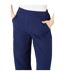 Womens/ladies pull-on trousers navy Dorothy Perkins