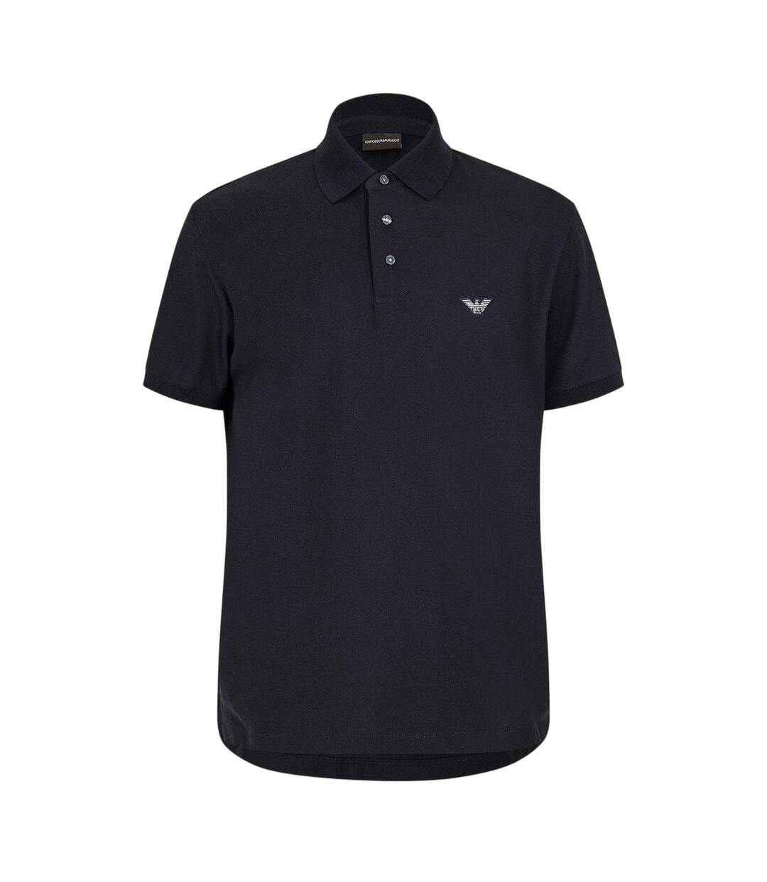 Polo Manches Courtes Motif/style Brodé Homme Bleu Marine Emporio Armani-2