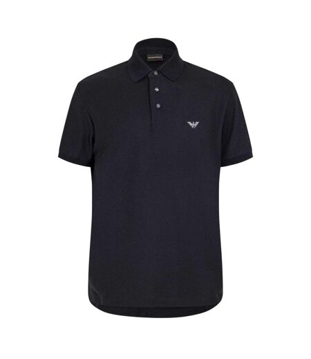 Polo Manches Courtes Motif/style Brodé Homme Bleu Marine Emporio Armani
