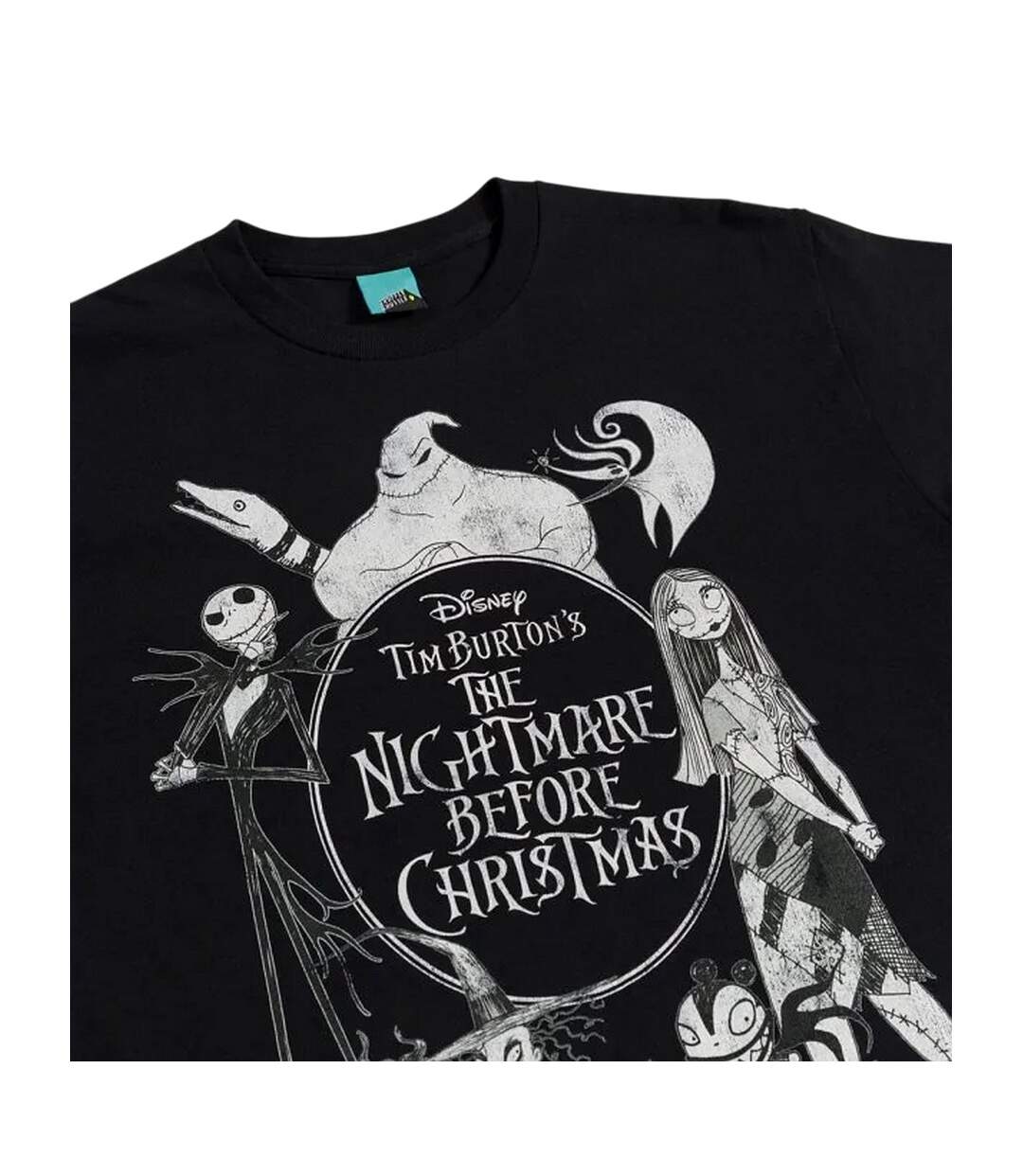 T-shirt Adulte Charbon The Nightmare Before Christmas-3