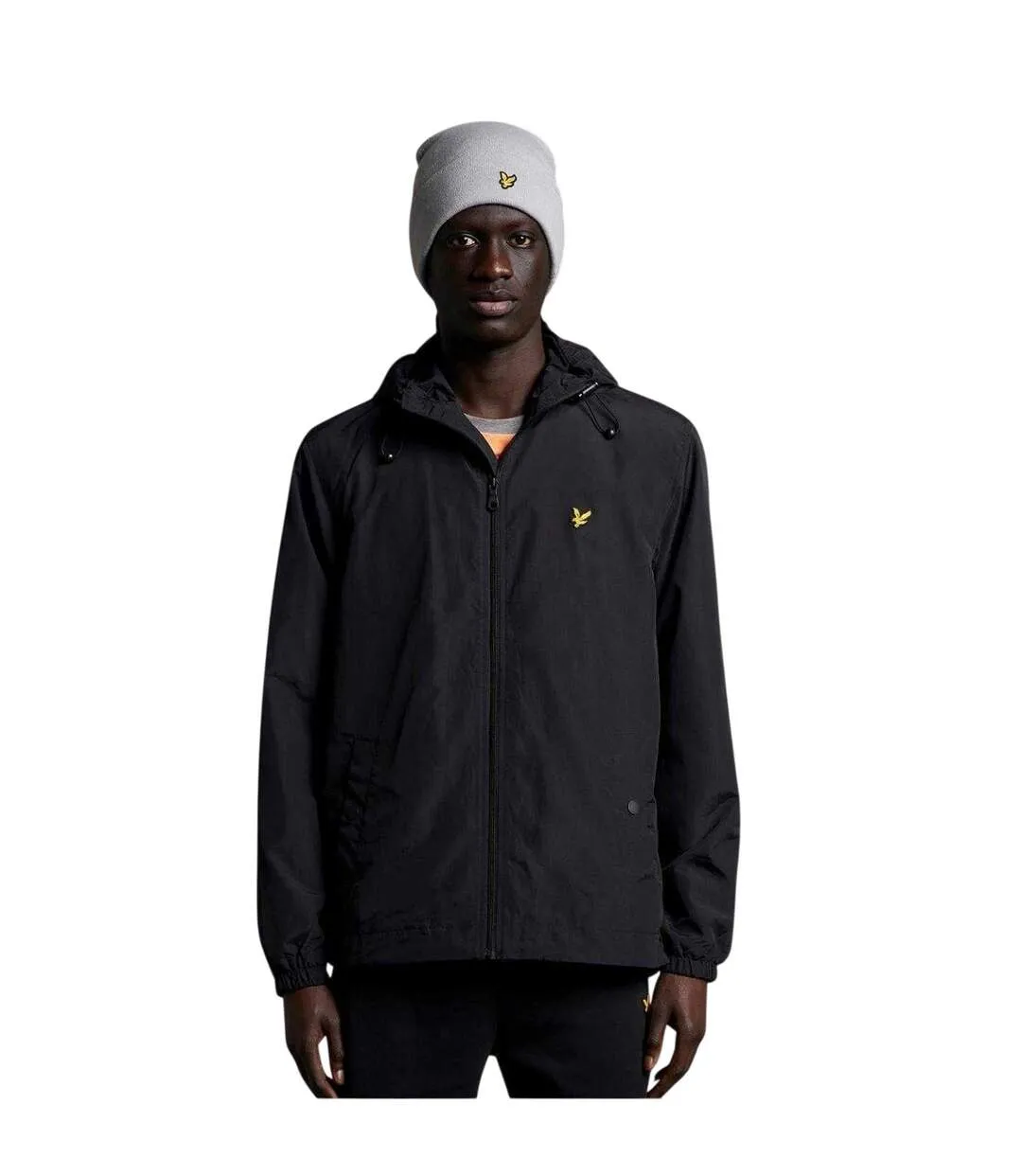 Veste Unie À Capuche Homme Noir Lyle & Scott-2