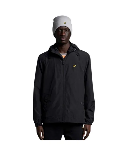 Veste Unie À Capuche Homme Noir Lyle & Scott