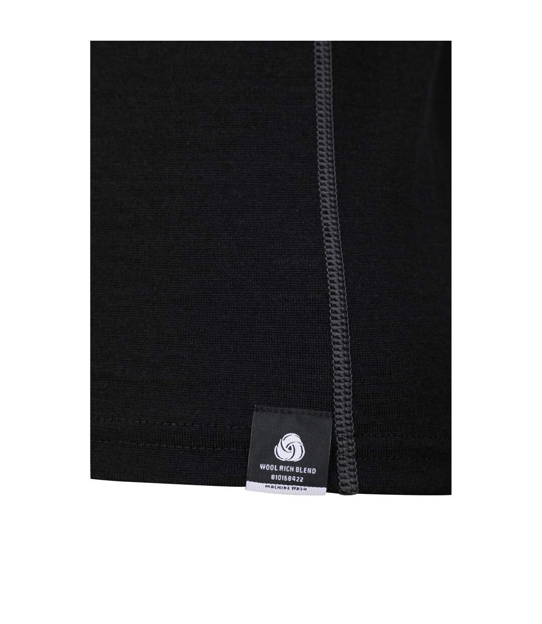 Mountain Warehouse Mens Asgard III Merino Wool Thermal Top (Black)