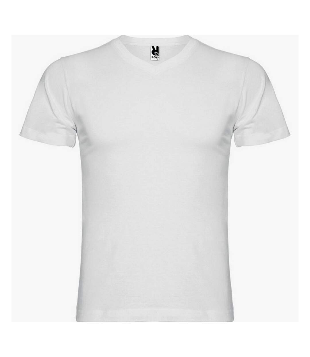 T-shirt samoyedo homme blanc Roly