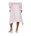 Jupe Mi-longue Vicina Femme Rose Boss-2