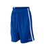 Spiro Mens Basketball Shorts (Royal Blue/White)