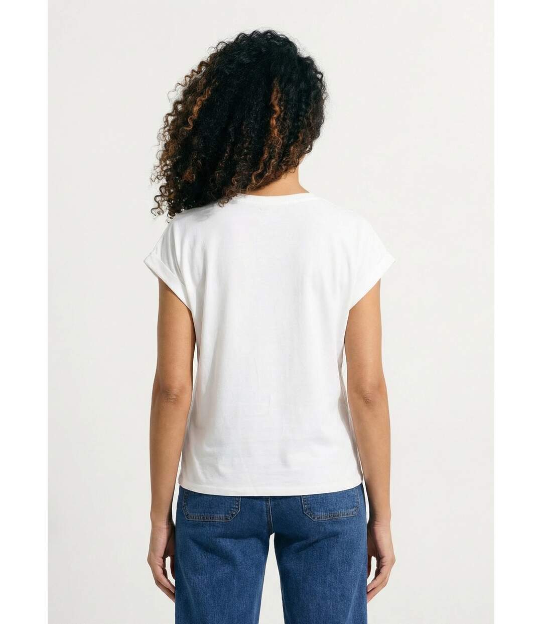 T-shirt coton avec sérigraphie Art déco-2