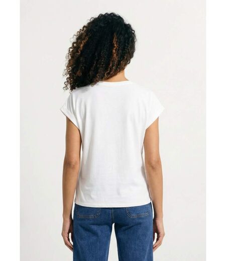 T-shirt coton avec sérigraphie Art déco
