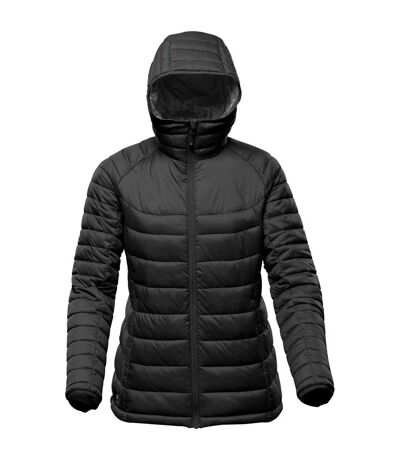 Stormtech Womens/Ladies Stavanger Thermal Padded Jacket (Black/Graphite) - UTBC4728