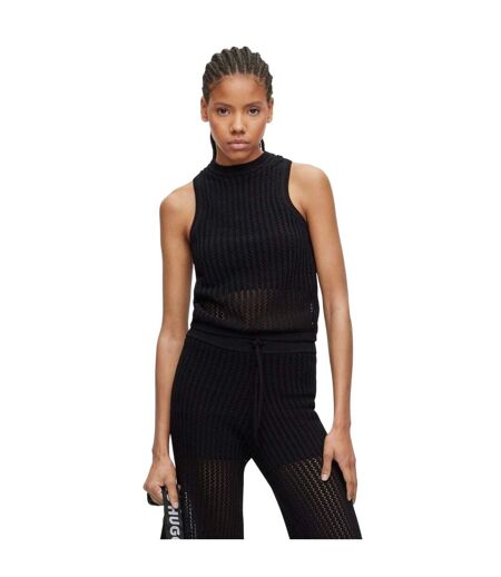 Womens/ladies Slonisa Top Black Hugo