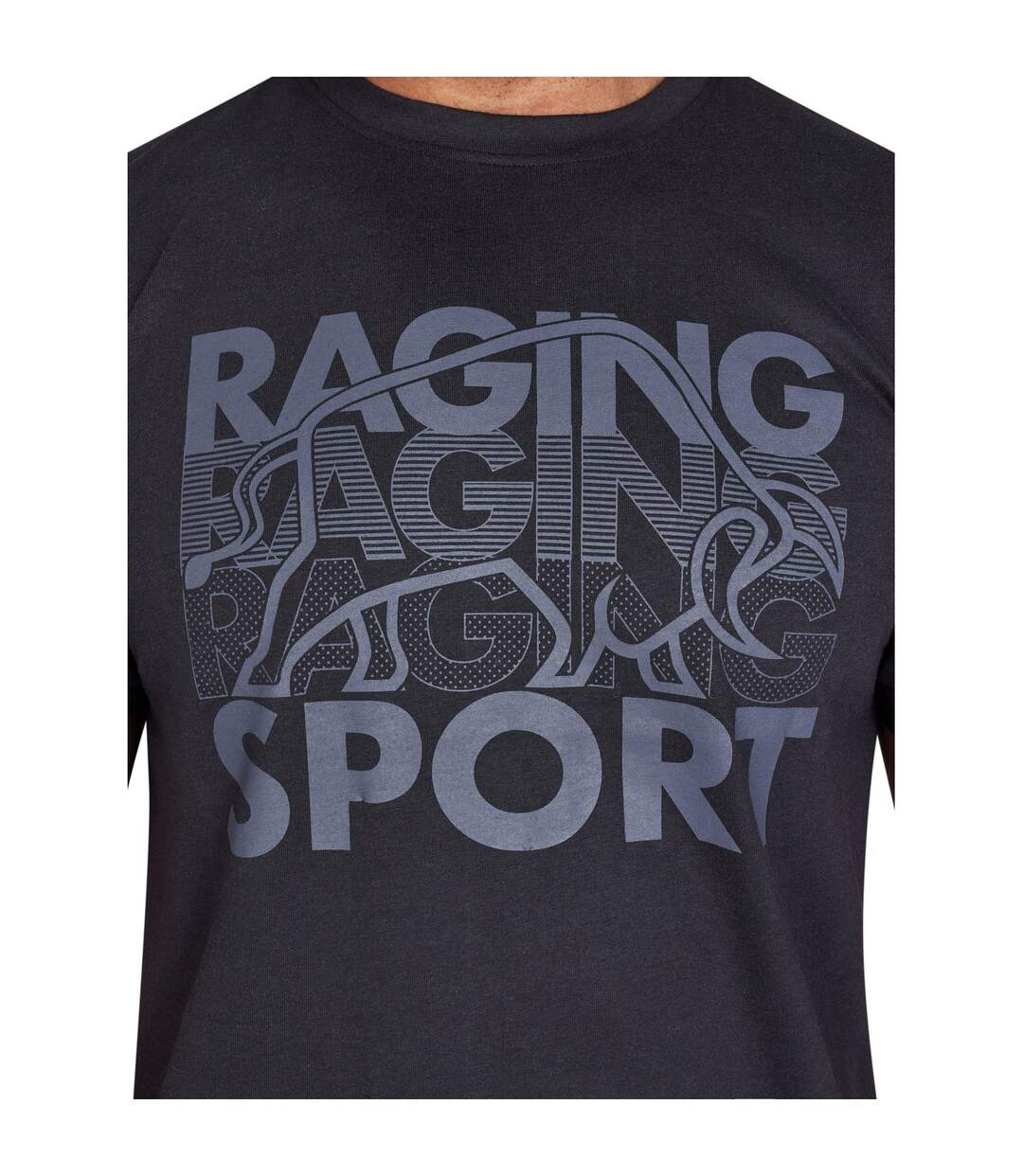 T-shirt rb sport homme noir Raging Bull-4