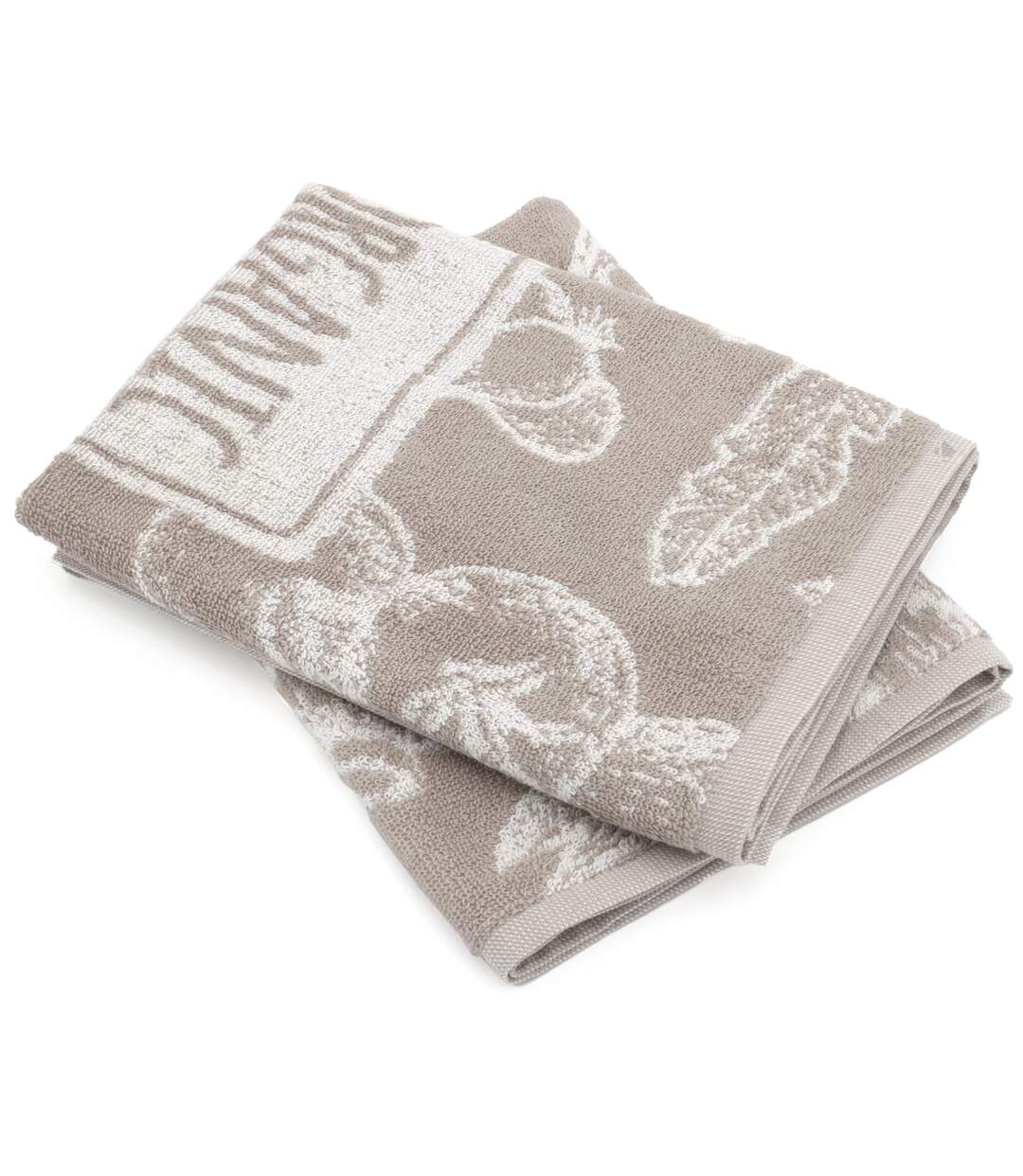 Lot de 2 torchons de cuisine éponge coton ORGANIC-1