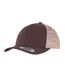 Casquette Trucker Motif/style Rétro Marron Kaki Flexfit-1