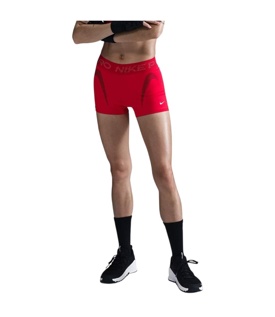 Short Pro Femme Rouge Vif Nike-2