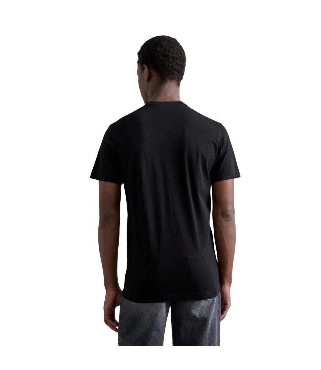 Unisex Adult Large Icon Relaxed Fit T-shirt Black White DSquared2-3