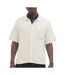 Chemise en maille écru homme jack & jones summer pocket-1