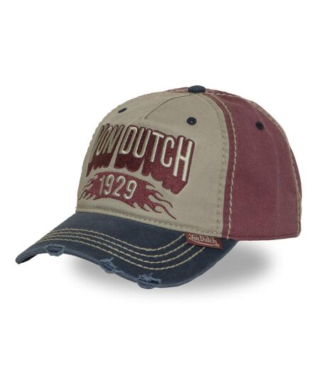 Casquette baseball avec broderie et effet usé Retro Denim Vondutch
