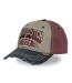 Casquette baseball avec broderie et effet usé Retro Denim Vondutch-1