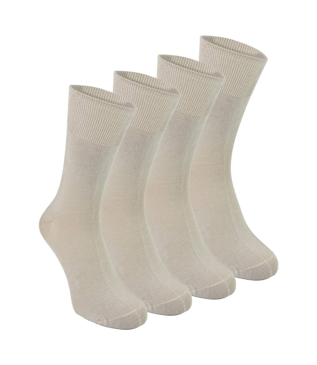 Steven - 4 Paires de Chaussettes Homme Sans Couture en Bambou Douces et Légères-1