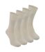 Steven - 4 Paires de Chaussettes Homme Sans Couture en Bambou Douces et Légères-1