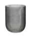 Vase Design en Verre Ligné 21cm Noir-1