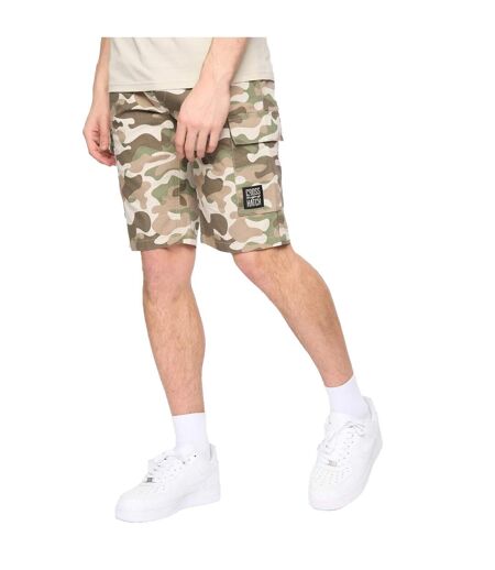 Short Camtort Homme Beige Crosshatch