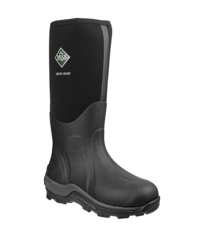 Muck Boots Unisex Arctic Sport Pull On Wellington Boots (Black/Black) - UTFS4287