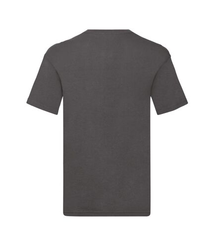 Fruit of the Loom Mens Original Plain V Neck T-Shirt (Light Graphite) - UTBC5316