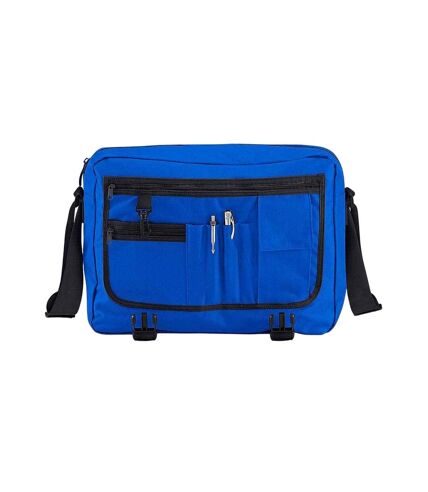 Flap top 11l messenger bag one size bright royal blue Bagbase