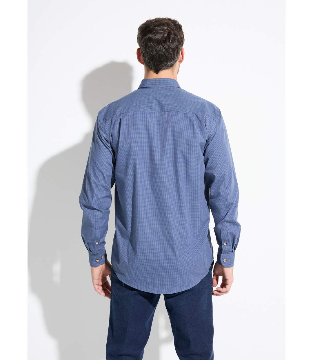 Chemise micro carreaux manches longues-2
