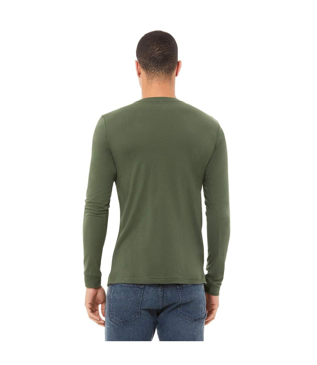 T-shirt adulte vert militaire Bella + Canvas