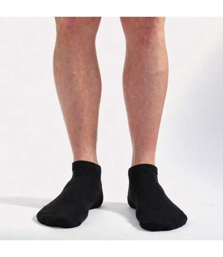 3 Pack Mens Plain Sports Trainer Socks - Comfortable Everyday Ankle Socks