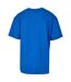 Mens Origami Heavy Oversized T-shirt Bleu Cobalt Mister Tee-3