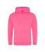 Sweat À Capuche Electric Adulte Rose Électrique Awdis-1