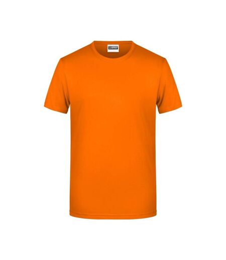 T-shirt Basic Homme Orange James And Nicholson