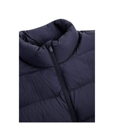Mens Down Lightweight Gilet Navy Animal