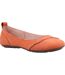 Womens/ladies janessa suede slip on pumps orange Hush Puppies-1