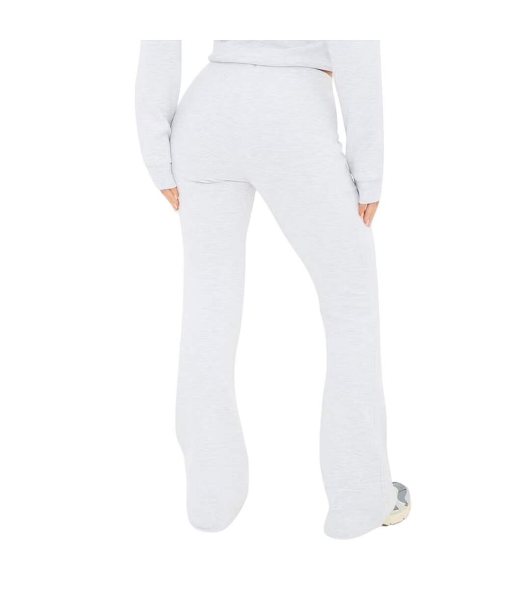 Womens/ladies Logo Flared Jogging Bottoms Grey I Saw It First-2