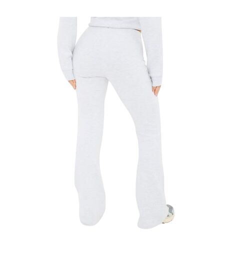 Womens/ladies Logo Flared Jogging Bottoms Grey I Saw It First
